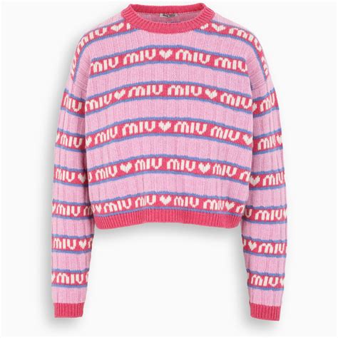 miu miu pullover pink|miu michu shoes.